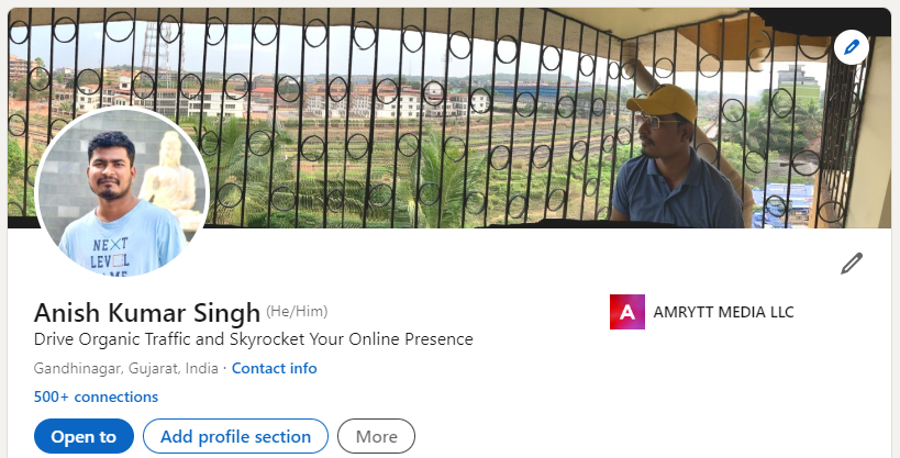 Anish Kumar Singh - LinkedIn Profile
