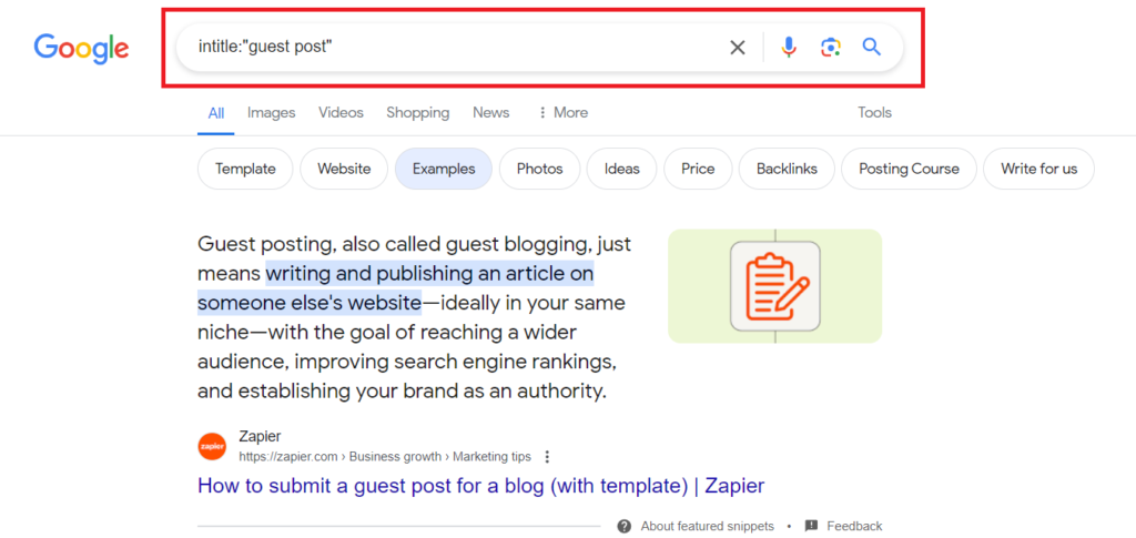 Intitle Guest Post Search Queries 